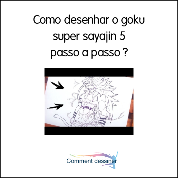 Como desenhar o goku super sayajin 5 passo a passo